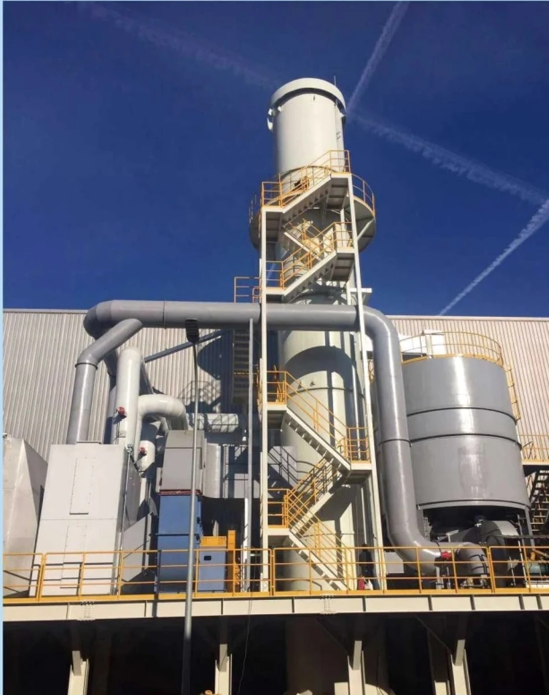 RTO Regenerative Thermal Oxidizer industrial installation